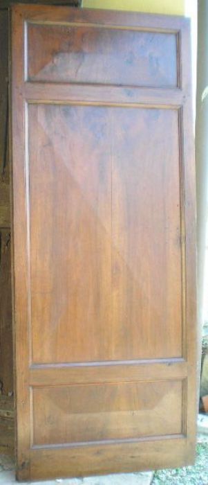 pair of walnut doors