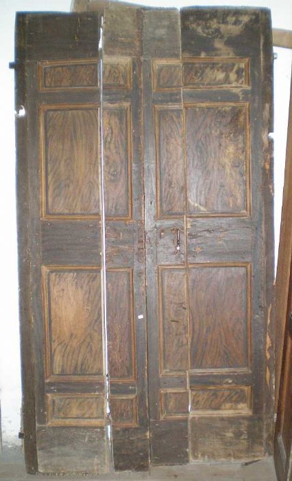 lacquered door