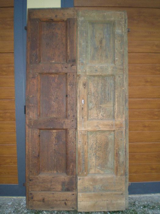 3 rustic doors